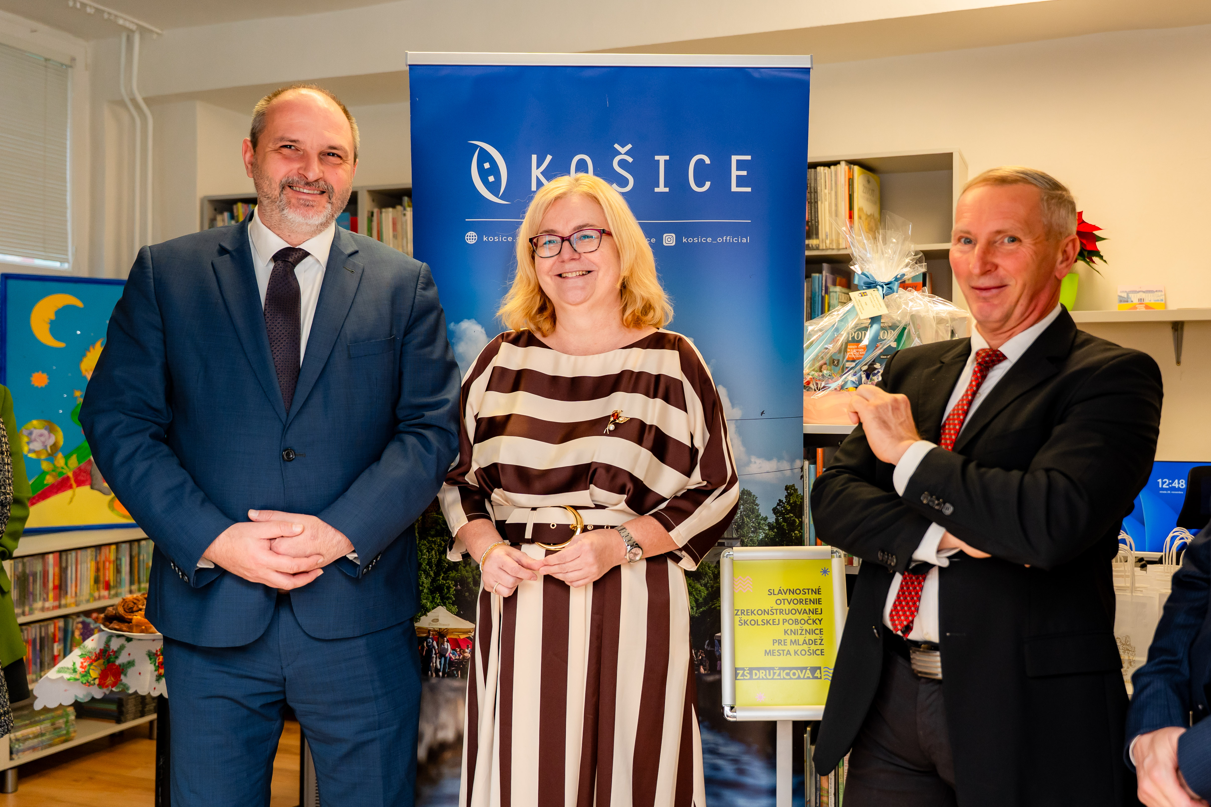 Slavnostne otvorenie zrekonstruovanej pobocky Kniznice pre mladez mesta Kosice